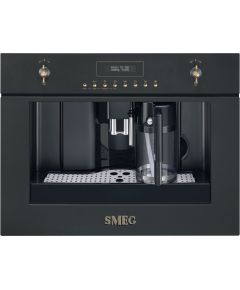 Smeg CMS8451A Coloniale Aesthetic 45cm compact Anthracite Automatic built-in espresso coffee machine