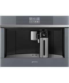 Smeg CMS4104S Linea Aesthetic 45cm Silver compact Automatic built-in espresso coffee machine