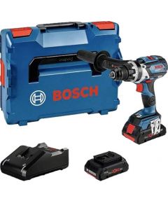 Bosch GSR 18V-110 C, 2x4.0Ah ProCORE18V, CoMo, GAL 18V-40 Akumulatora Skrūvgriezis/Urbjmašīna
