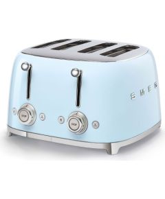 SMEG TSF03PBEU 50's Style Aesthetic Tosteris 4x4 Glossy Pastel blue