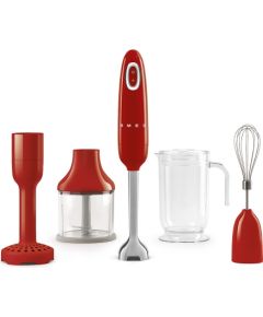 Smeg HBF22RDEU Hand Blender with Accessories Red
