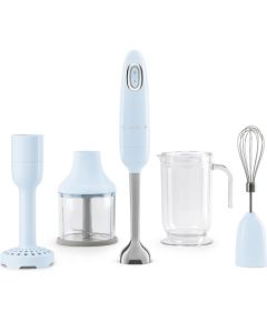 Smeg HBF22PBEU Hand Blender with Accessories Pastel blue