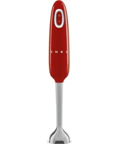 Smeg HBF11RDEU 50's Style Aesthetic Glossy Hand Blender 700W Red