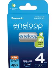 Panasonic eneloop rechargeable battery AA 2000 4BP