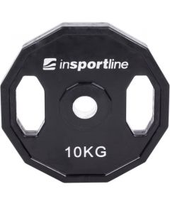 Gumijas pārklājumu svars 30mm inSPORTline Ruberton 10kg Hanteles