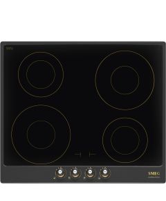 SMEG SI764AOM Indukcijas virsma 60cm Cortina Aesthetic Anthracite Iebūvējama virsma - Indukcijas