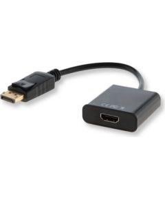 Savio CL-55 video cable adapter 0.2 m DisplayPort HDMI Type A (Standard) Black