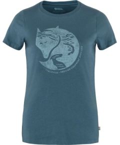 Fjallraven Arctic Fox Print T-Shirt W / Indigo zila / M