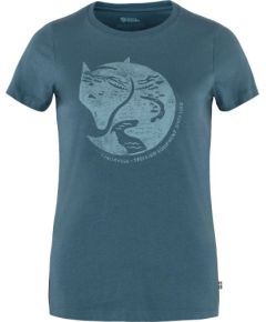 Fjallraven Arctic Fox Print T-Shirt W / Indigo zila / XS