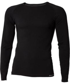 Mico Man LS Round Neck Skintech Shirt / Melna / XL
