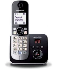 Panasonic KX-TG6821 DECT telephone Black,Silver Caller ID