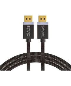 DisplayPort cable 1 m Black SAVIO CL-165