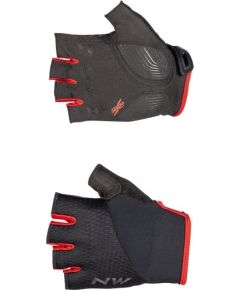 Northwave Fast Short Glove / Melna / Sarkana / L