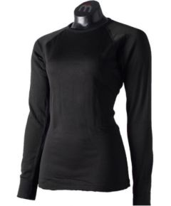 Mico Woman LS Round Neck Shirt Superthermo / Melna / XS