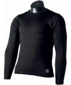 Mico Man Long Sleeves Round Neck Shirt Superthermo / Melna / L