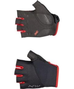 Northwave Fast Short Glove / Melna / Sarkana / XL