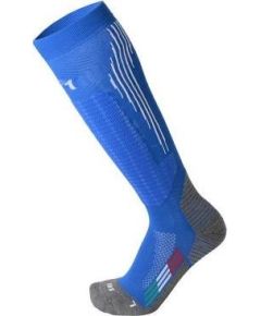 Mico Medium Weight M1Winter Pro Performance Ski Socks / Zila / Pelēka / 38-40