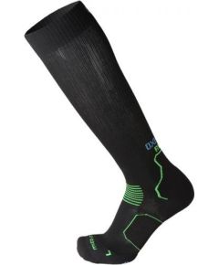 Mico Long Running Socks Oxi Jet / Melna / Zaļa / 35-37