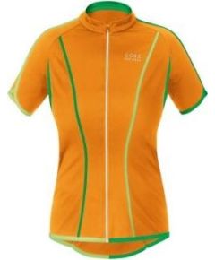 Gore Wear Countdown 3.0 FZ Lady Jersey / Oranža / Zaļa / 40/L