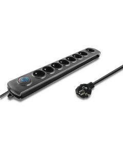 Strāvas Pagarinātājs QOLTEC 50113 Surge protector Qoltec 8 power socket 1.8m