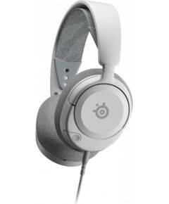 SteelSeries Gaming Headset Arctis Nova 1P Over-Ear, Built-in microphone, White, Noice canceling