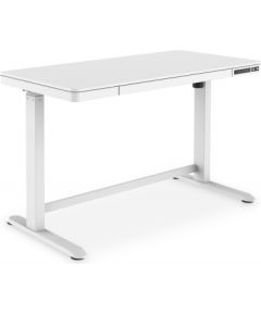 Digitus Electric Height Adjustable Desk, 72 - 121 cm, Maximum load weight 50 kg, Metal, White