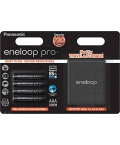 Panasonic rechargeable batteries  ENELOOP Pro BK-4HCDEC4BE, 900 mAh, 500 (4xAAA)