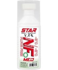 Star Ski Wax NF Med -3/-8°C Fluor Free Sponge Liquid 100ml / -3...-8 °C