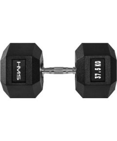 Hantele HEX PRO 37.5 KG DUMBBELL HMS