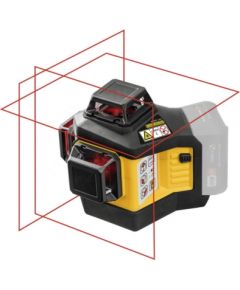 Lāzerlīmeņrādis LAX 600, 3x360°sarkanas līnijas, karkass CAS, Stabila Mērinstrumenti, Attāluma un līmeņa mērītāji