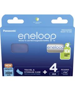 Panasonic rechargeable batteries  ENELOOP BK-3MCDEC4BE, 2000 mAh, 2100 (4xAA)