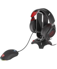 Genesis Mouse Bungee Vanad 500 RGB LED light, Gaming, Black