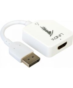 Adapteris Lindy DisplayPort - HDMI 0.15m (38146)