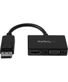 Adapteris StarTech DisplayPort to HDMI or VGA 0.2m  (DP2HDVGA)