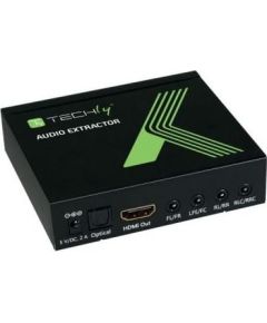Adapteris AV Techly HDMI 4K audio extractor SPDIF Toslink (025756)