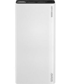 Power Bank 10000 mAh, white SAVIO BA-04