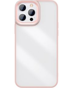 Baseus Crystal Transparent Case for iPhone 13 Pro (pink)