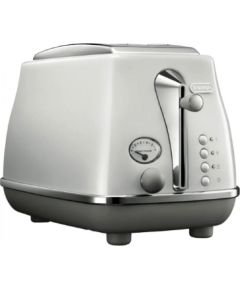 DELONGHI CTOC2103.W Icona Capitals Toaster, White / CTOC2103.W