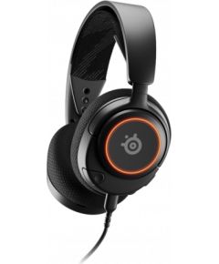 SteelSeries Gaming Headset Arctis Nova 3 Over-Ear, Built-in microphone, Black, Noice canceling