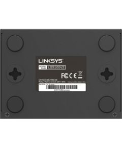 Linksys Swicth LGS105 Unmanaged, Desktop, 1 Gbps (RJ-45) ports quantity 5, Power supply type External