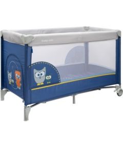 Baby Mix Ceļojumu gulta OWL navy blue 44897 Akcija