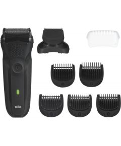 Braun Series 3 300BT Rotation shaver Trimmer Black, Green