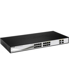 D-Link DGS-1210-16 network switch Managed L2 Black, Gray