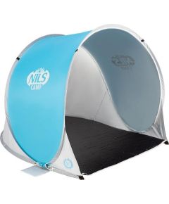 Pludmales telts NC3173 BLUE-GREY POP UP BEACH TENT NILS CAMP