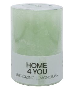 Свеча ENERGIZING LEMONGRASS, D6,8xH9,5см, светло-зеленая (аромат - лимонная трава)