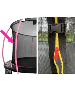 Iekšējais tīkls Lean Sport Max batutam, 183cm, rozā krāsā