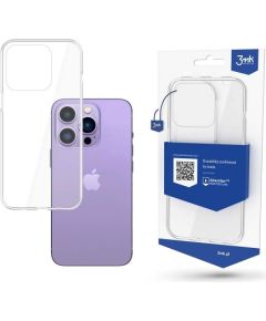 3mk Clear Case Aizmugurējais Apvalks Caurspīdīgs Priekš Apple iPhone 14 Pro