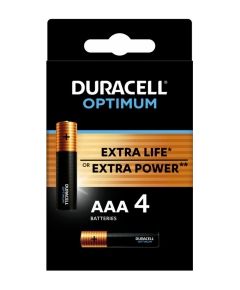 Baterijas Duracell Optimum AAA 4pack