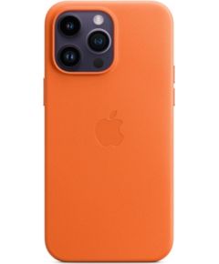 Apple iPhone 14 Pro Max Leather Case with MagSafe Orange