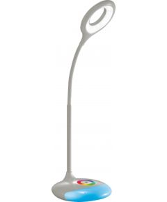 Activejet ORION grey table LED lamp with RGB lightning base